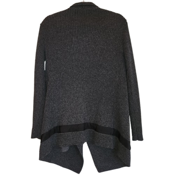 Athleta Sentinel Cardigan Sweater Size M Zip Extra Fine Merino Wool Blend Warm - Picture 2 of 11